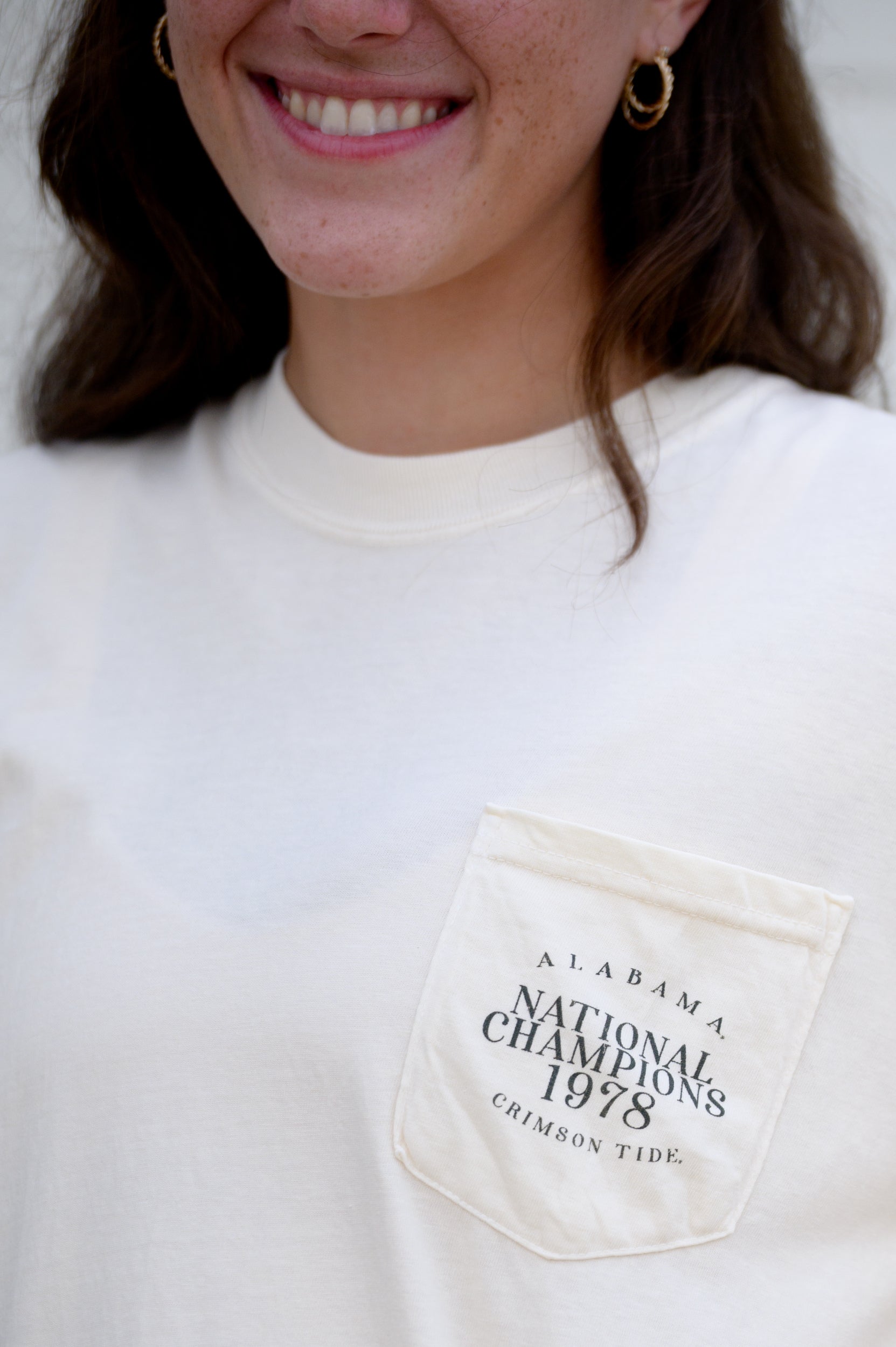 1978 National Champions Front Pocket with Black Text "National Champions 1978"