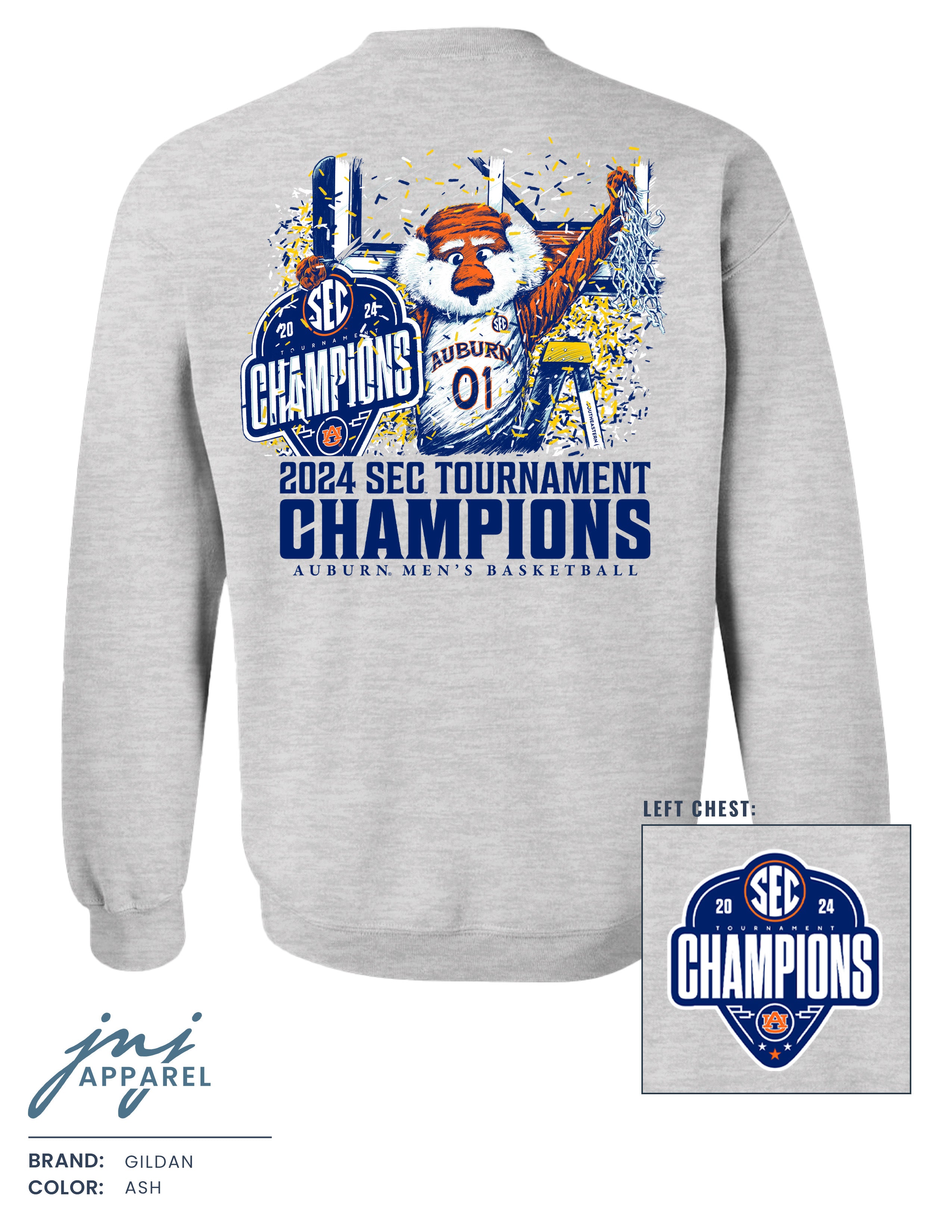 SEC Tournament Champions 2024 (T-Shirt) - Presale – JNJ Apparel Store