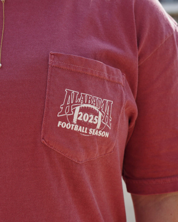 Alabama 2025 Football Season Front Pocket