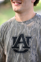 Auburn University Camouflage T-Shirt with a Black AU Logo print