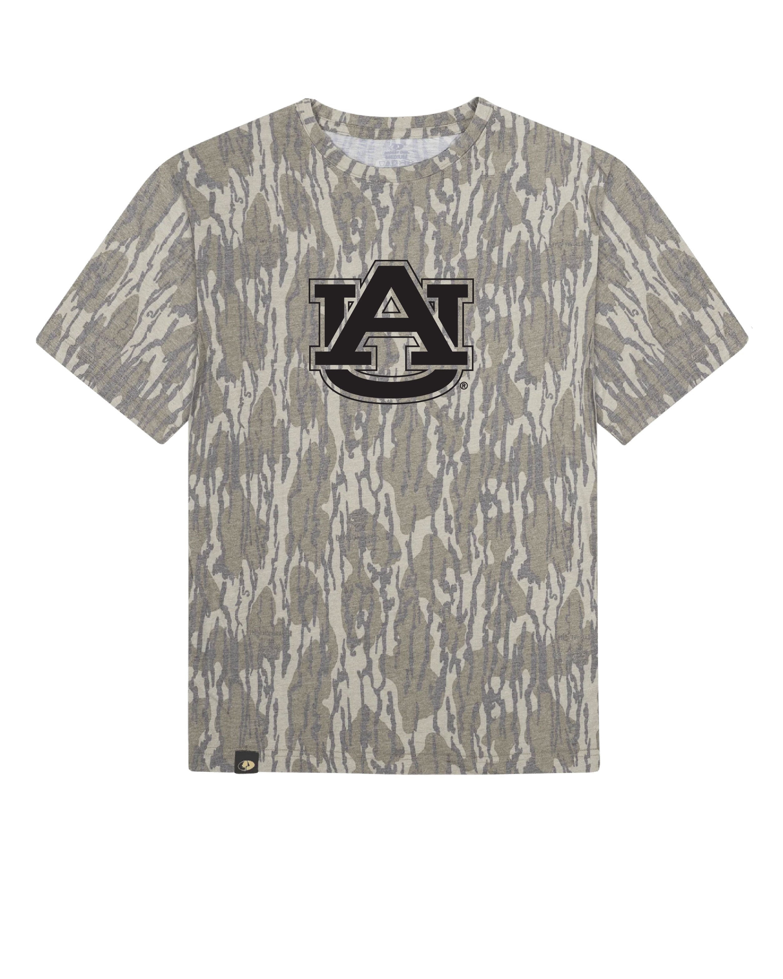 Auburn University  Camouflage T-Shirt with a Black AU Logo print