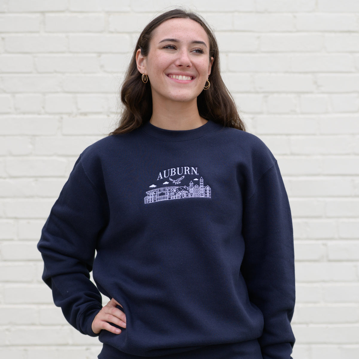 The Auburn Spirit Poncho Top - AS