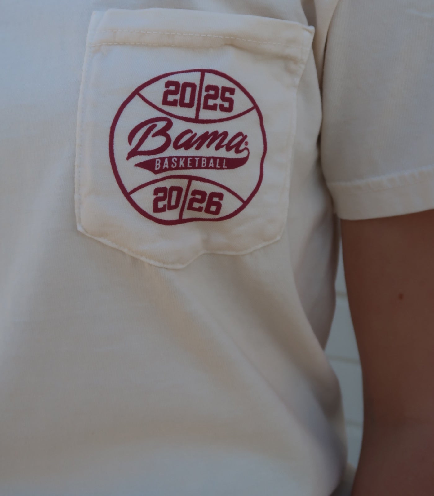 University of Alabama Bama Basketball 2025-26 Front Pocket