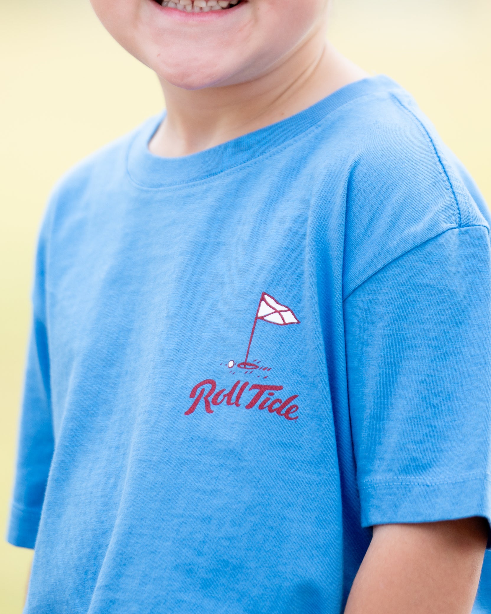 Big Al Golf Cart Youth T-Shirt Front