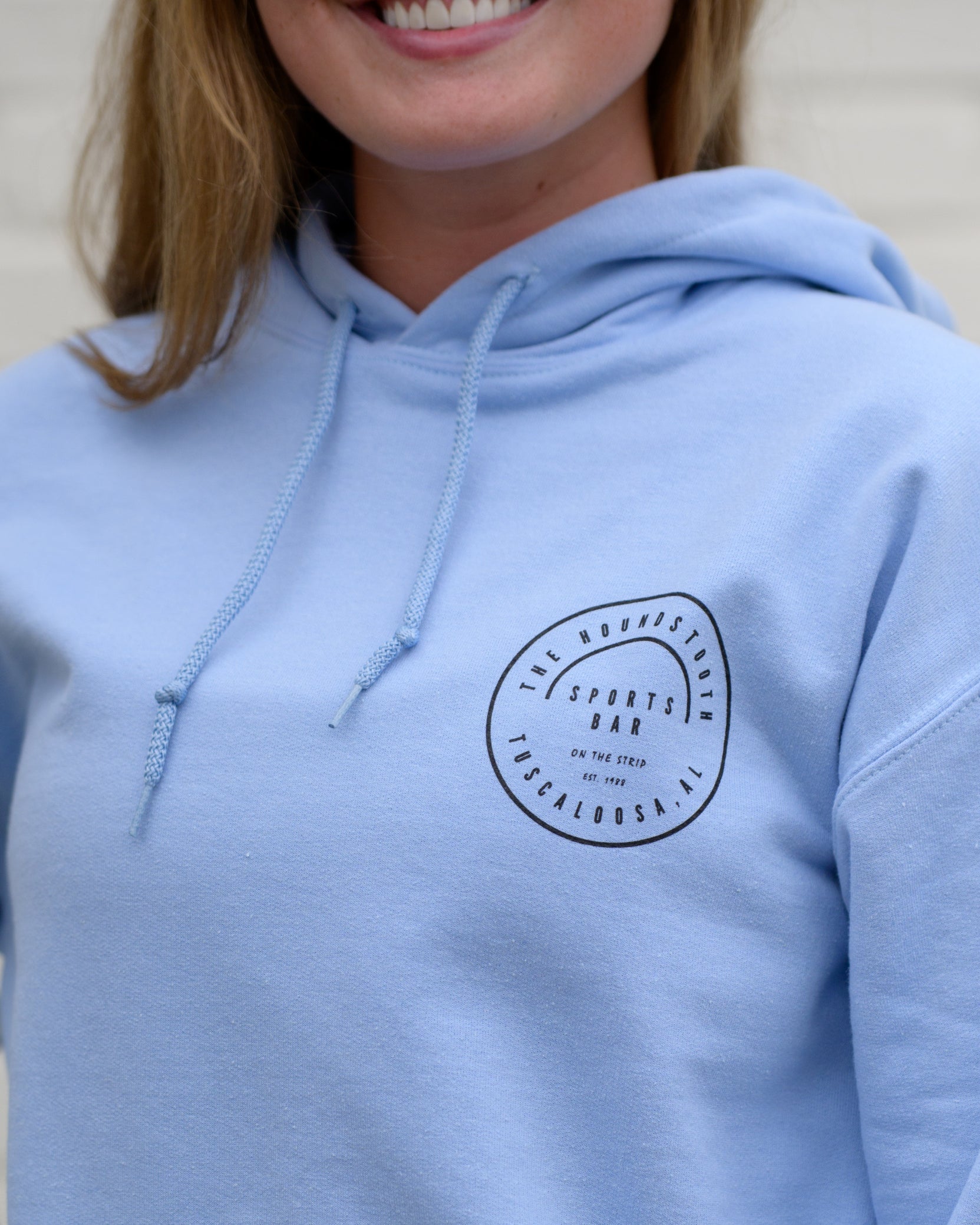 Houndstooth Honey Hoodie Front