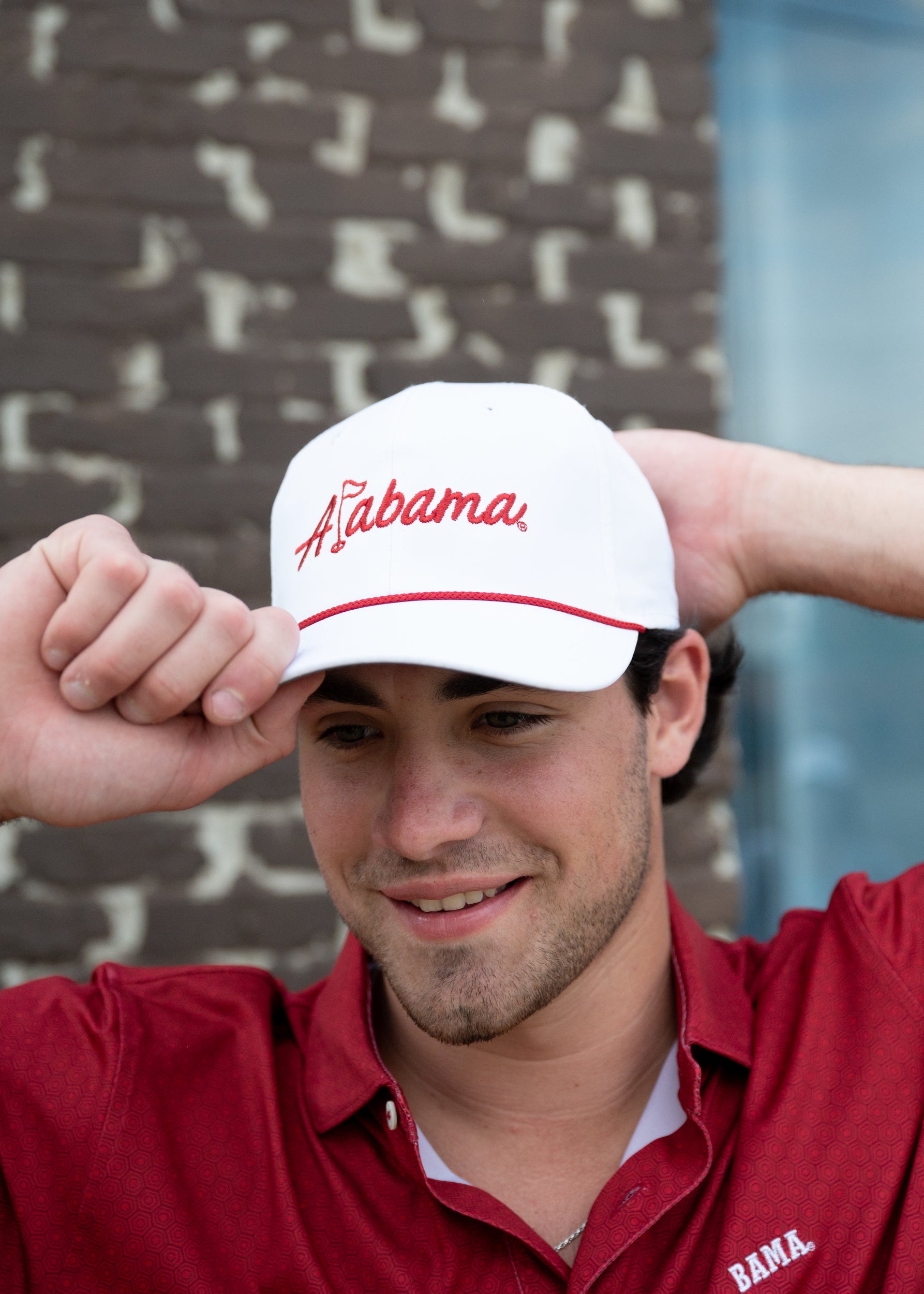 Alabama Golf Flag Rope Hat - Quick Ship – JNJ Apparel Store
