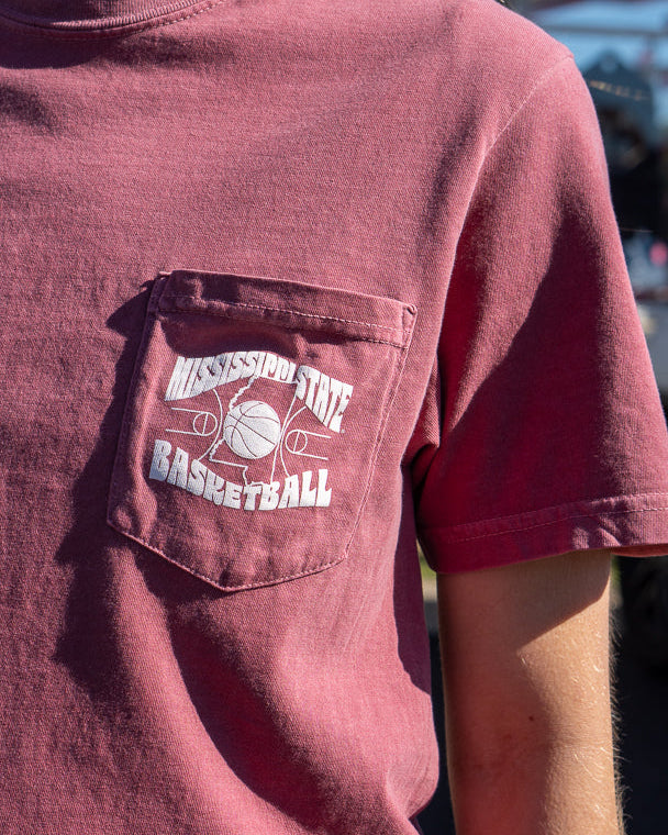 Mississippi State Basketball Front Pocket
