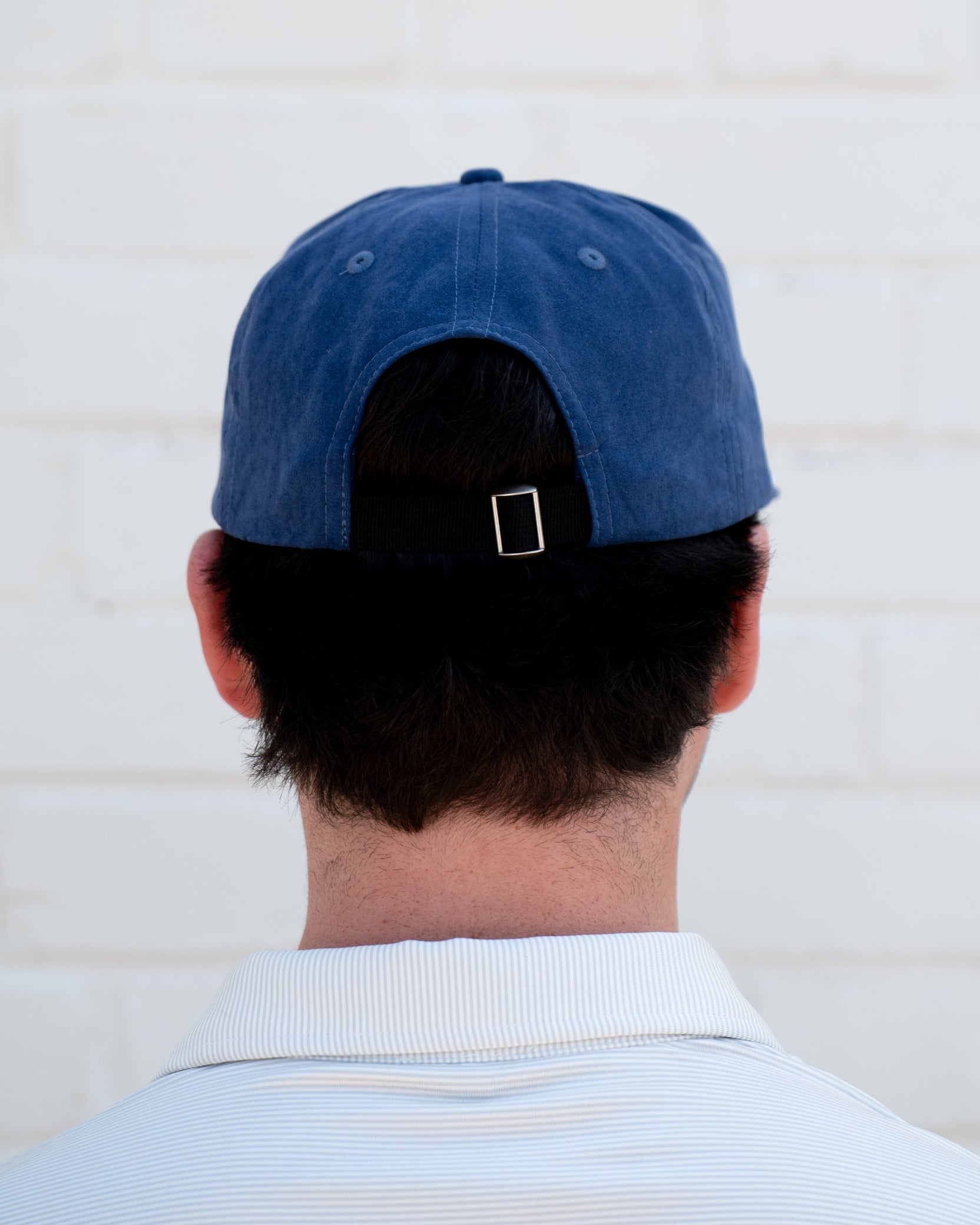 Auburn University Navy Hat with a White rope and a patch of the Leaping Tiger Logo