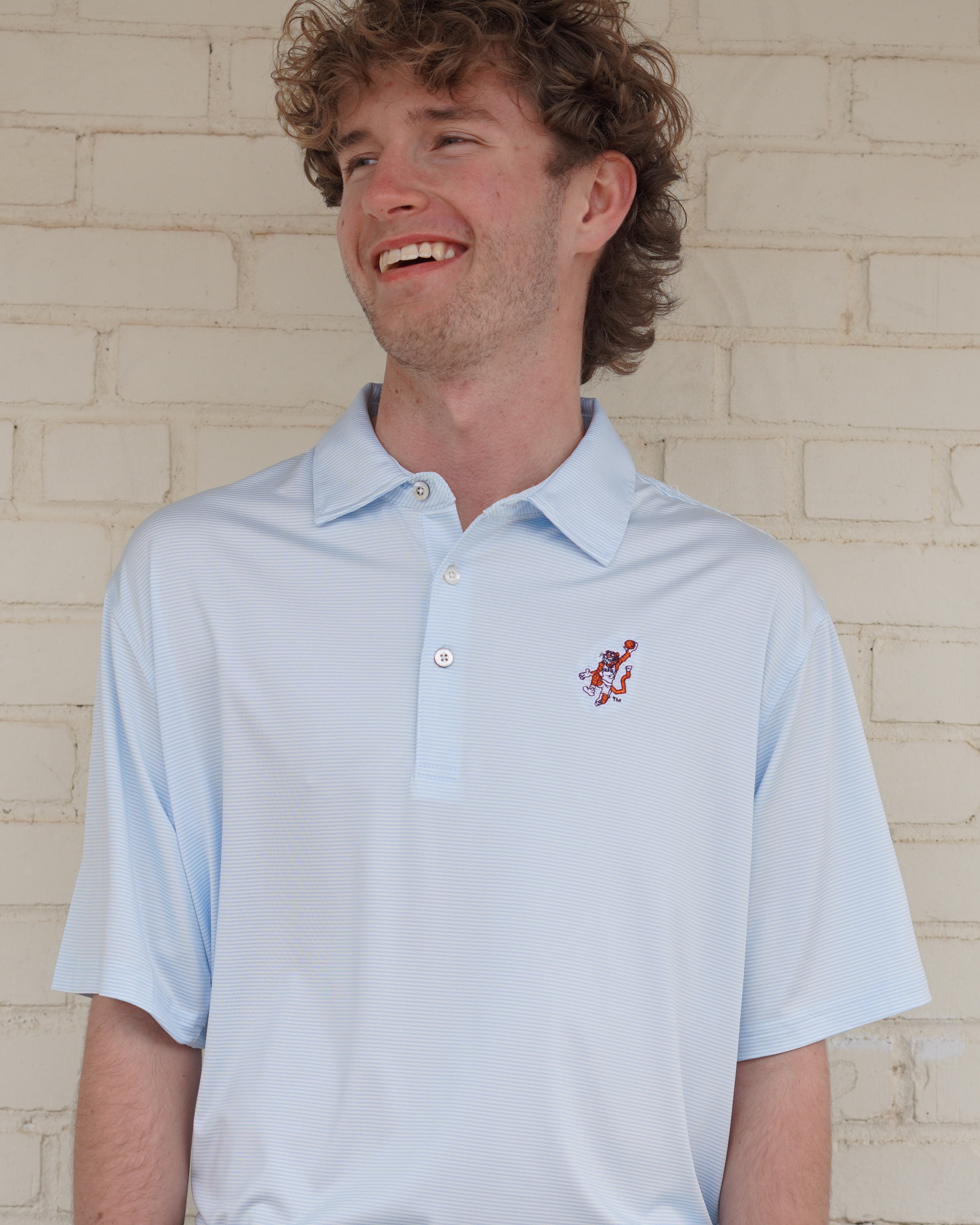 【AJO AJOBYAJO】Stripe Oversized Polo Shirt SHIRT - AJOBYAJO