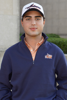 Auburn University Navy ¼ Zip Sweatshirt with Original Aubie Logo Embroidery