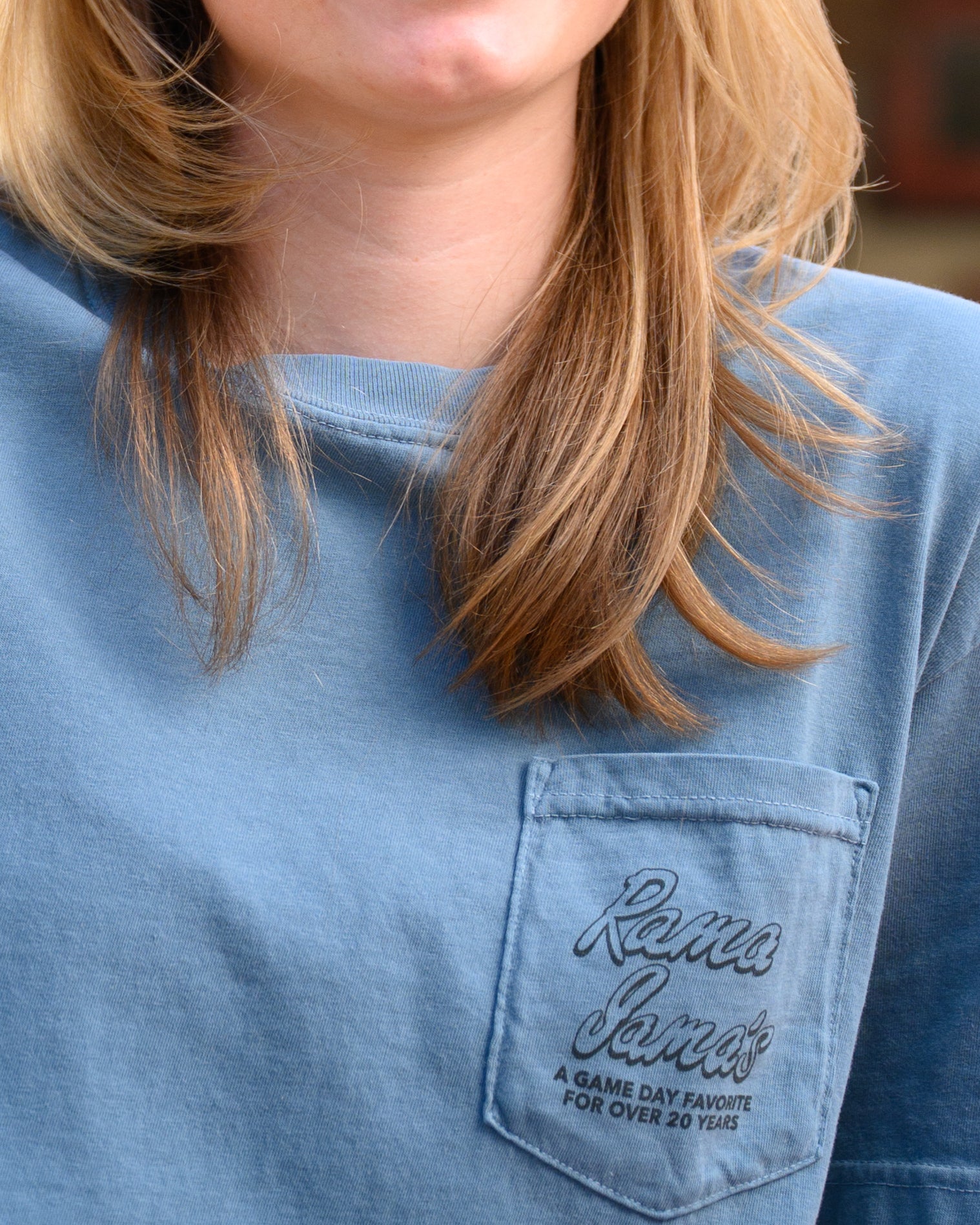 Rama Jama’s logo front pocket design