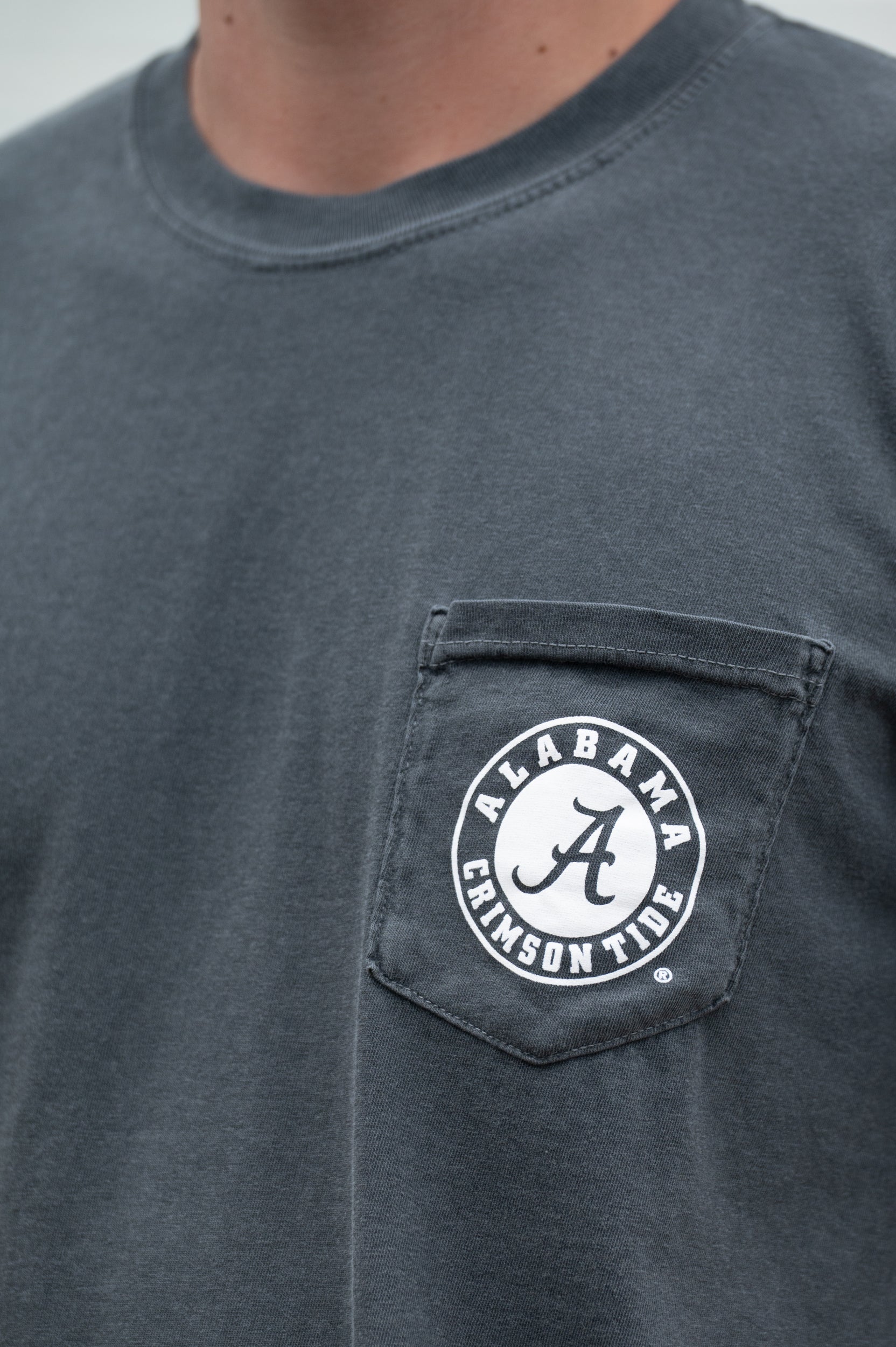 Saban Field at Bryant-Denny Stadium Front Pocket with Alabama Crimson Tide logo