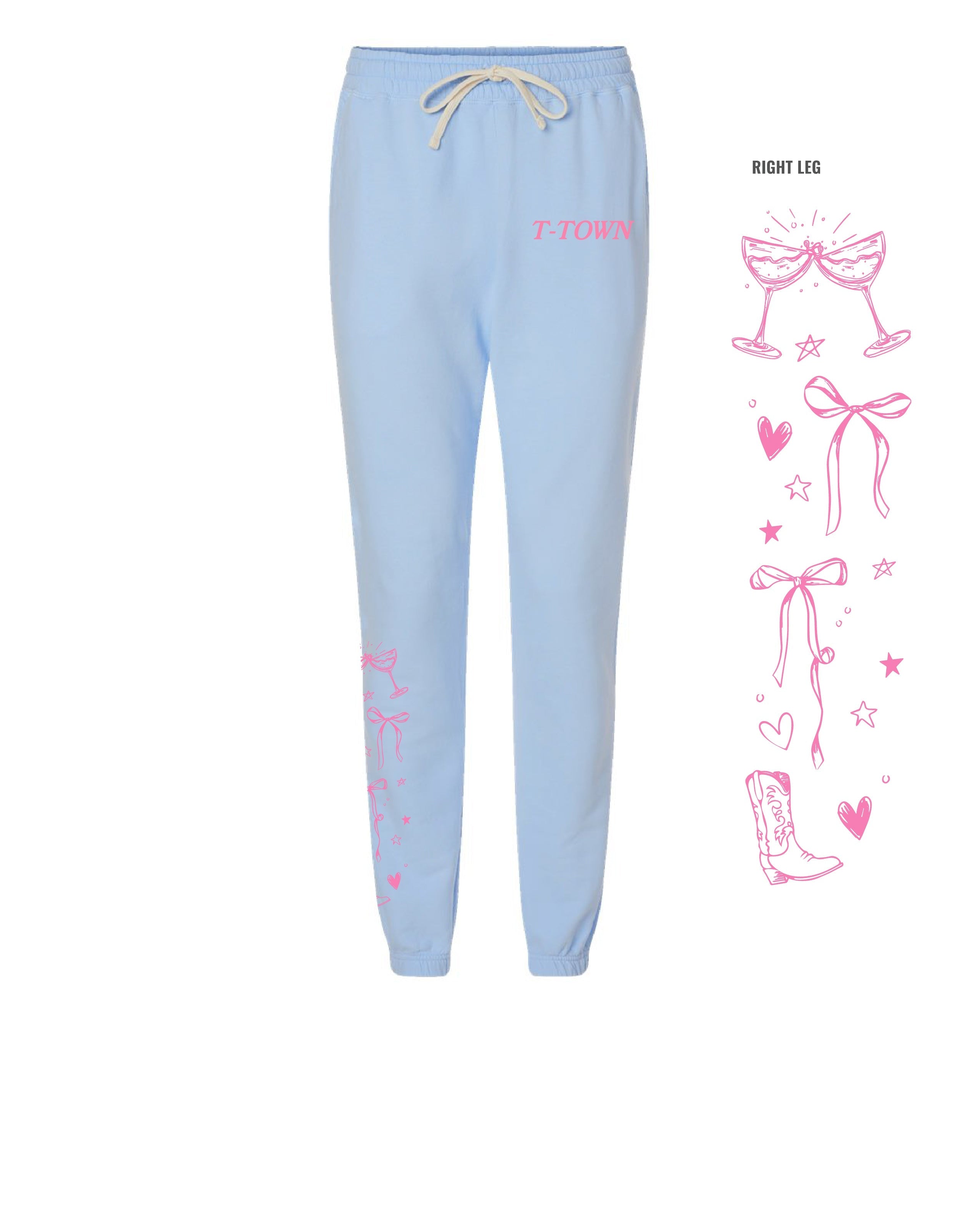 T-Town Alabama Sweatpants Detail