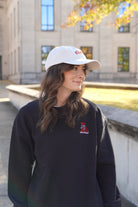 University of Alabama Black Sweatshirt with an embroidered Vintage A logo