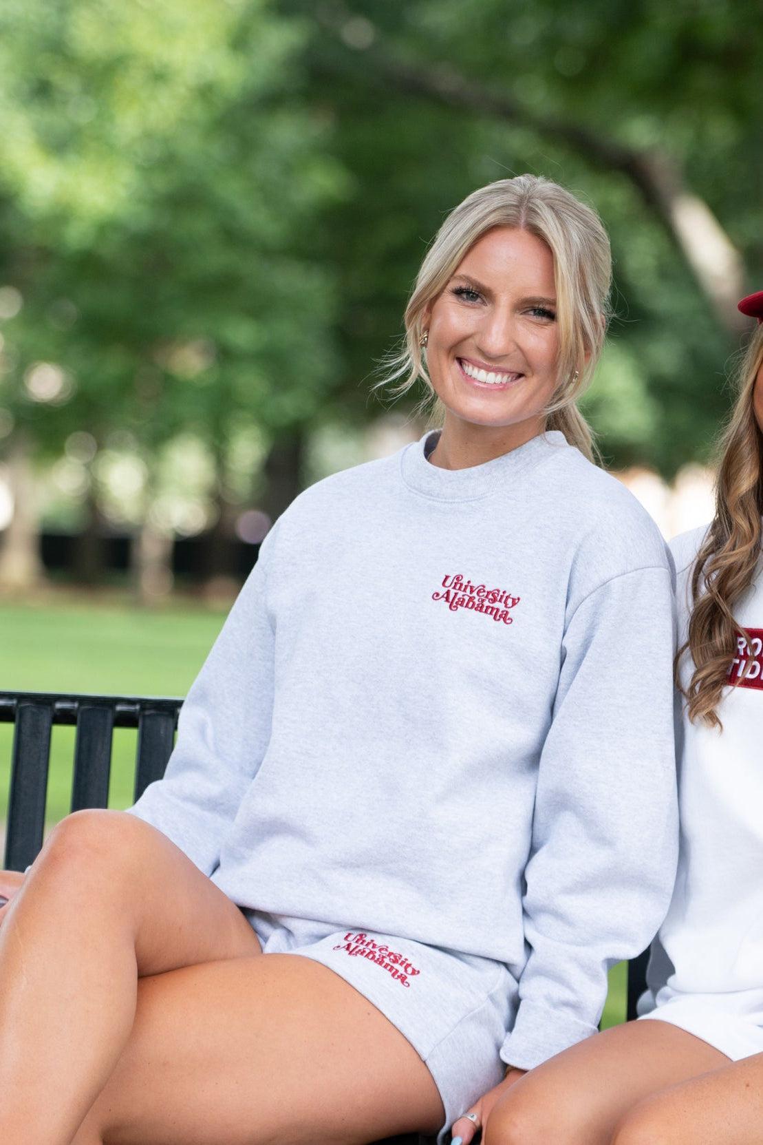 Vintage University of Alabama Shorts with Matching Shirt