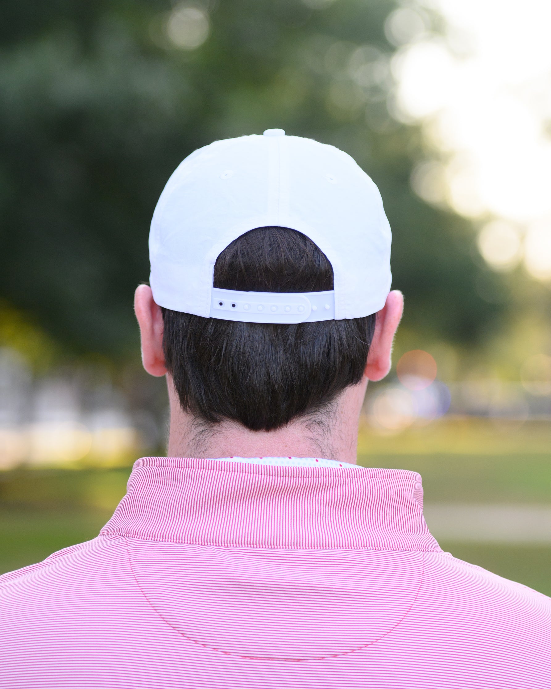 University of Alabama White Hat with Red text "BAMA"