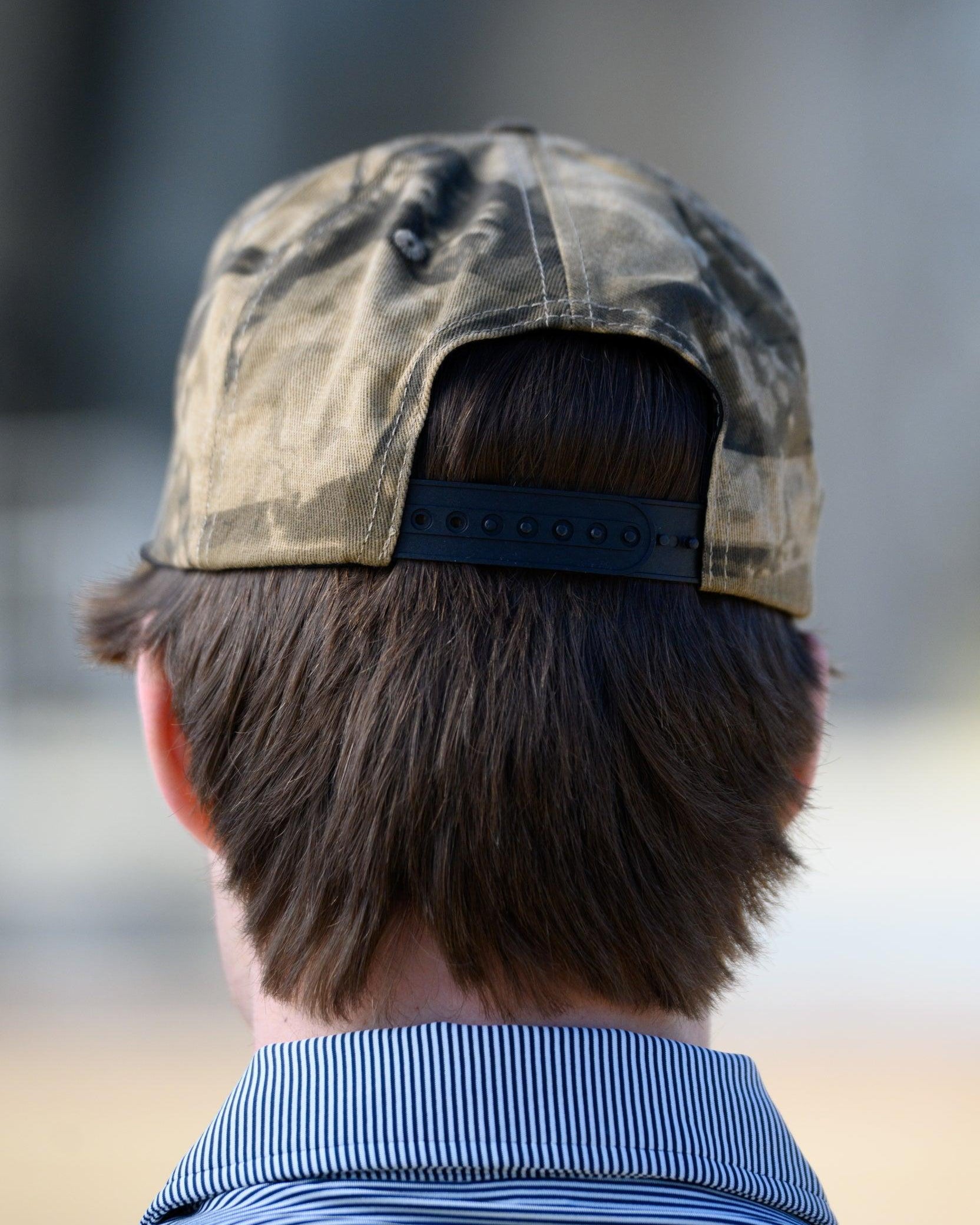 Auburn University Camouflage Hat with Orange text “War Eagle”
Snapback Hat