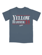 Gallettes Blue T-Shirt with White text "Yellow Hammer" and Red text "'24"