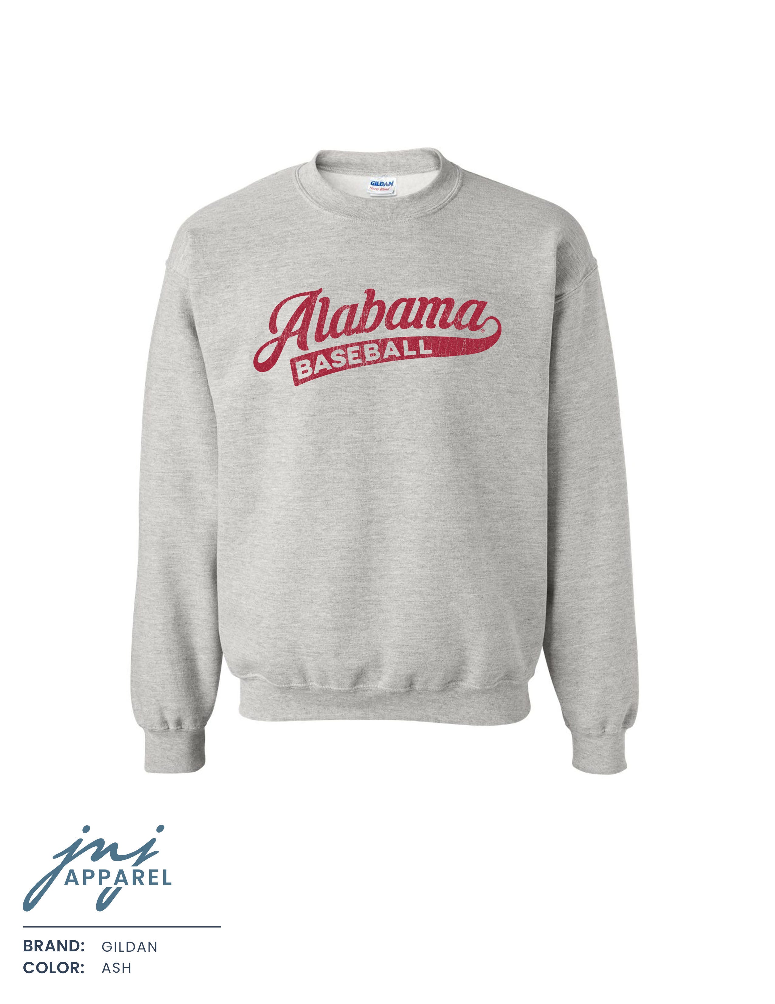 Alabama Baseball Hoodie - Quick Ship