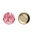 University of Alabama White and Red Button with text "Dixieland Delight"