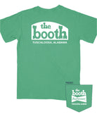 The Booth Green T-Shirt with White The Booth logo