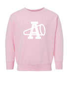 Vintage Megaphone Youth Alabama Sweatshirt on White Background