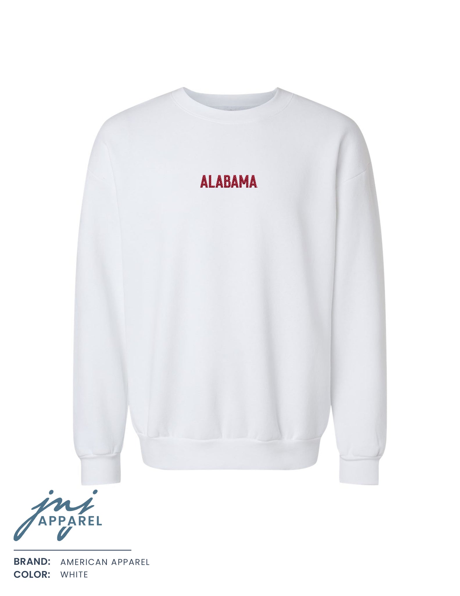 Alabama Embroidered Sweatshirt