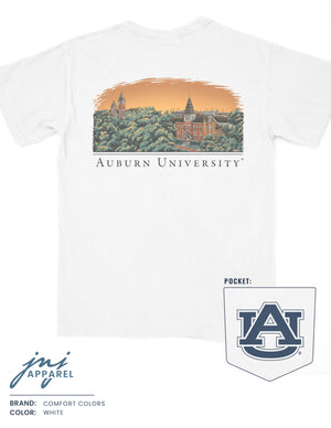 Auburn Skyline T-Shirt - Quick Ship