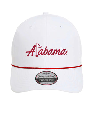 Alabama Golf Flag Rope Hat