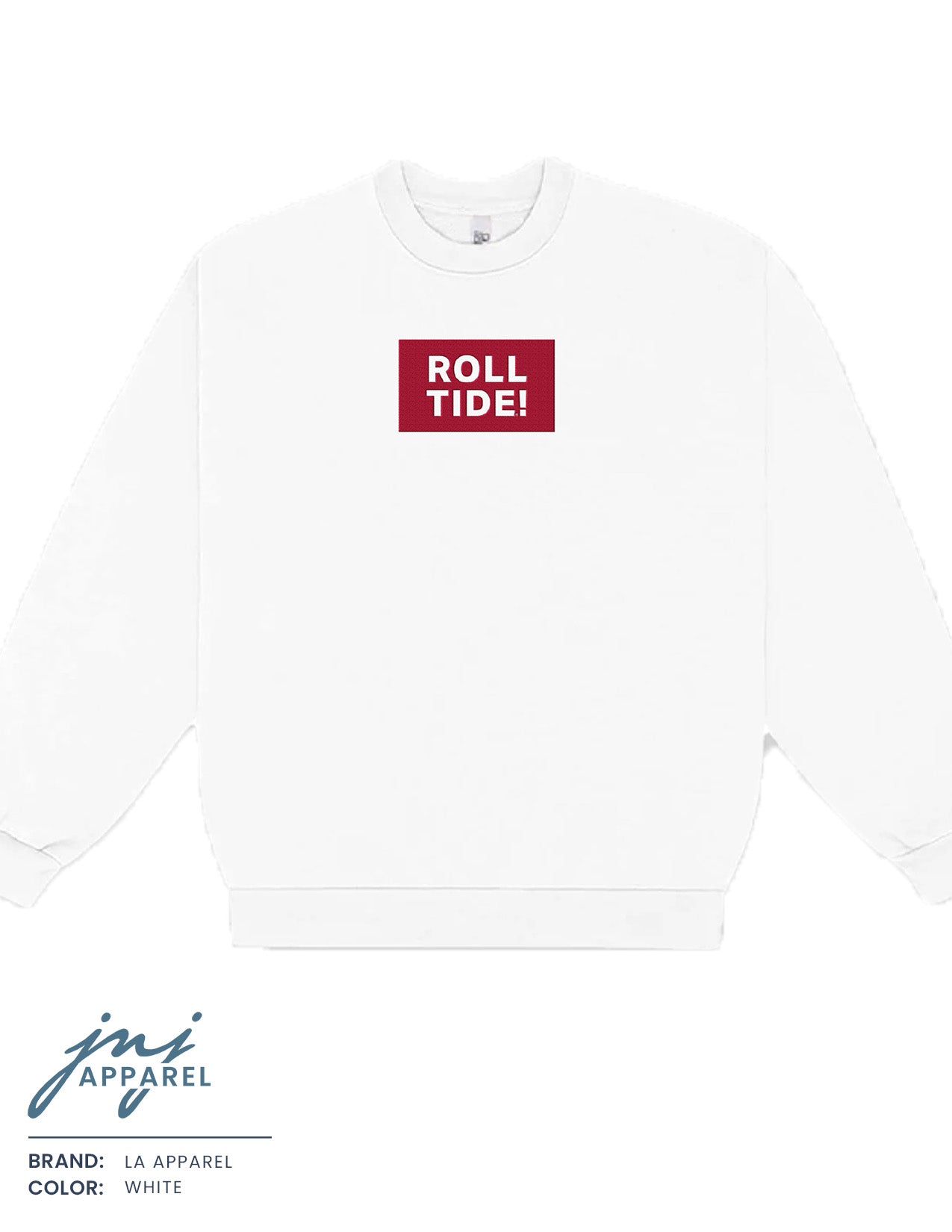 Roll Tide Embroidered Crewneck
