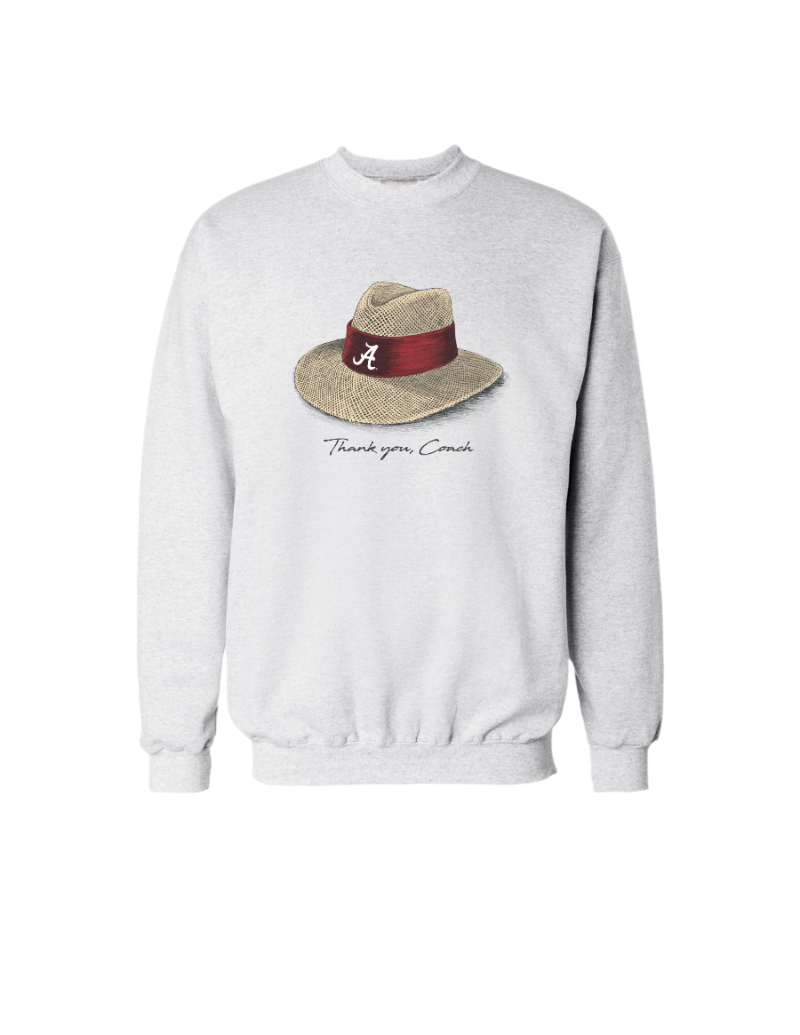 Nick Saban Straw Hat Sweatshirt