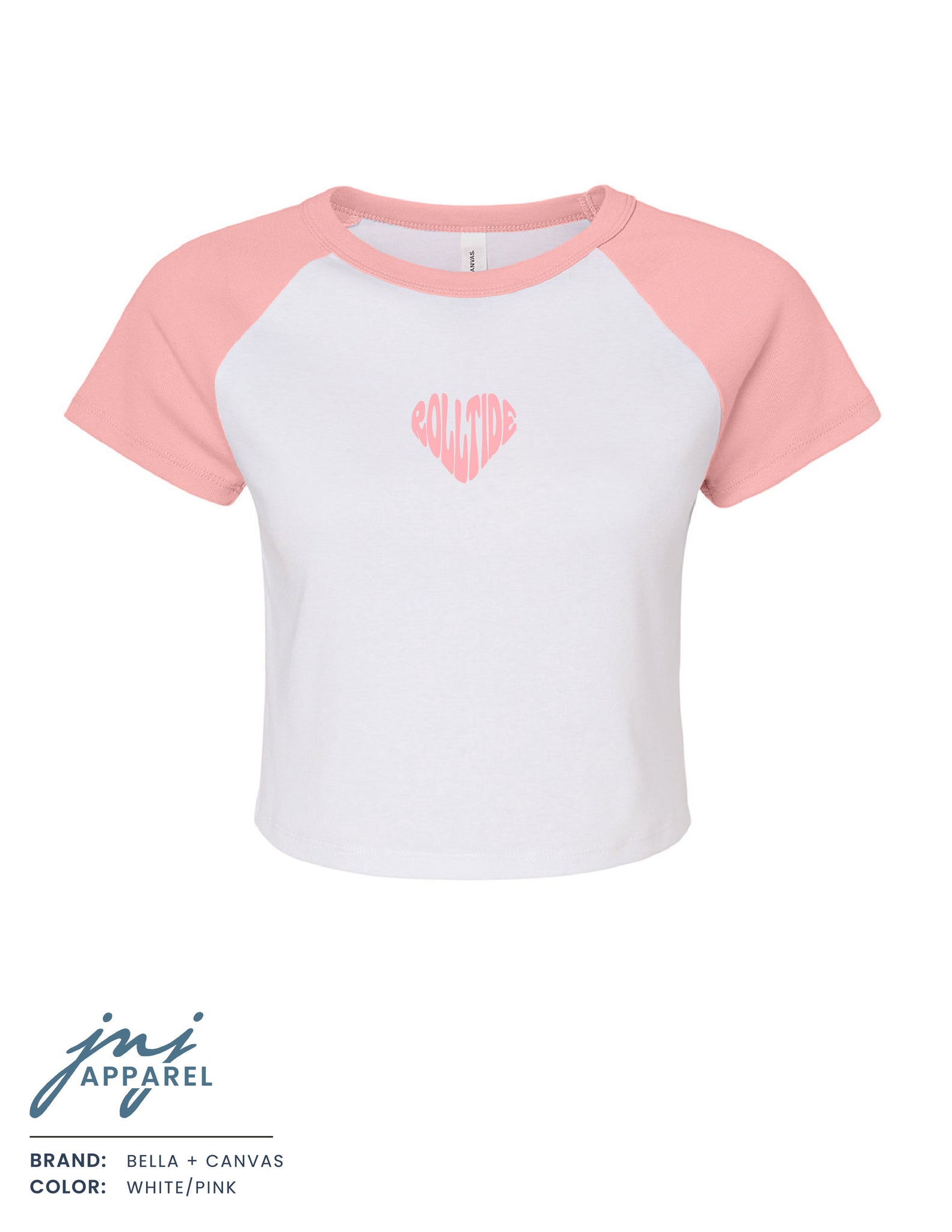 Roll Tide Heart Baby Tee