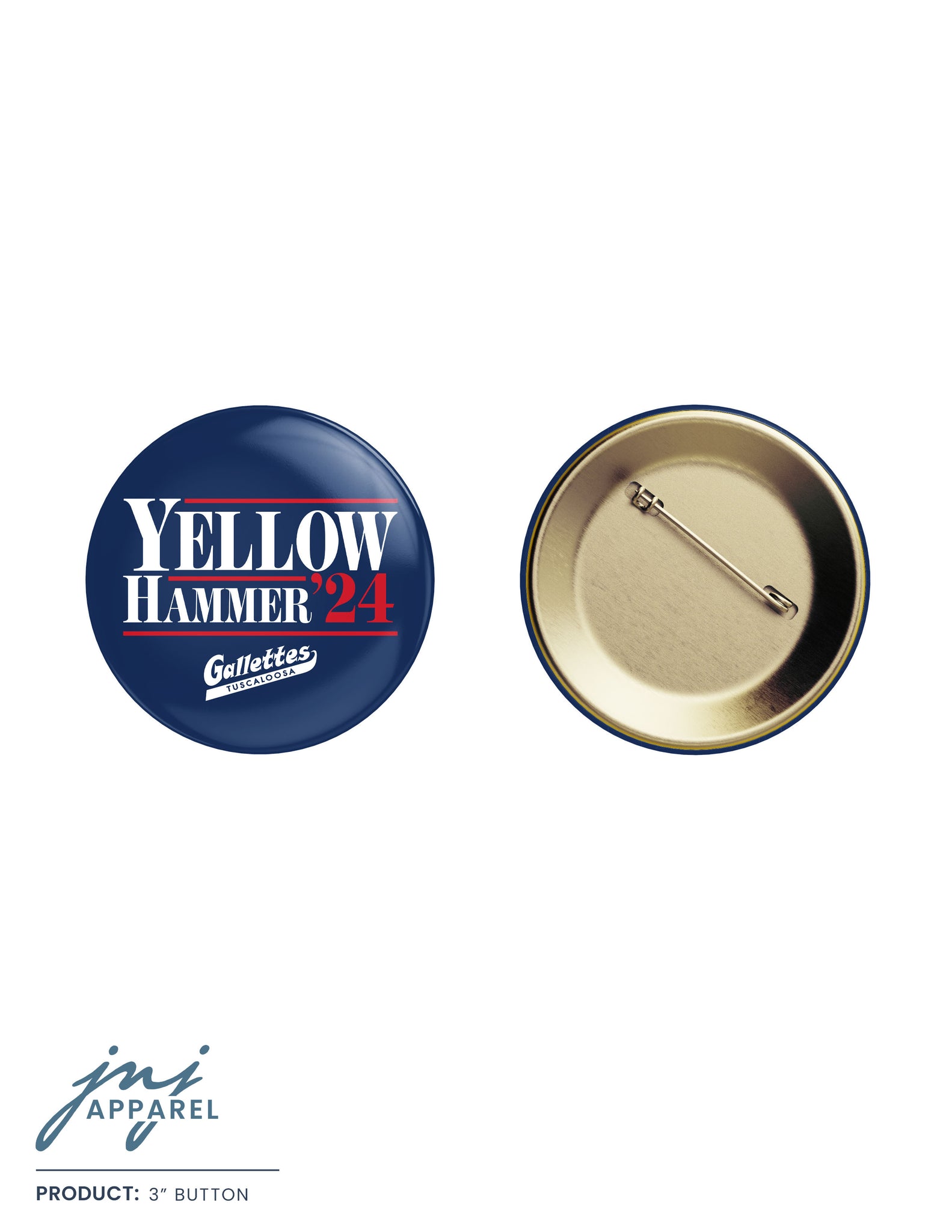 Yellow Hammer '24 Election Button