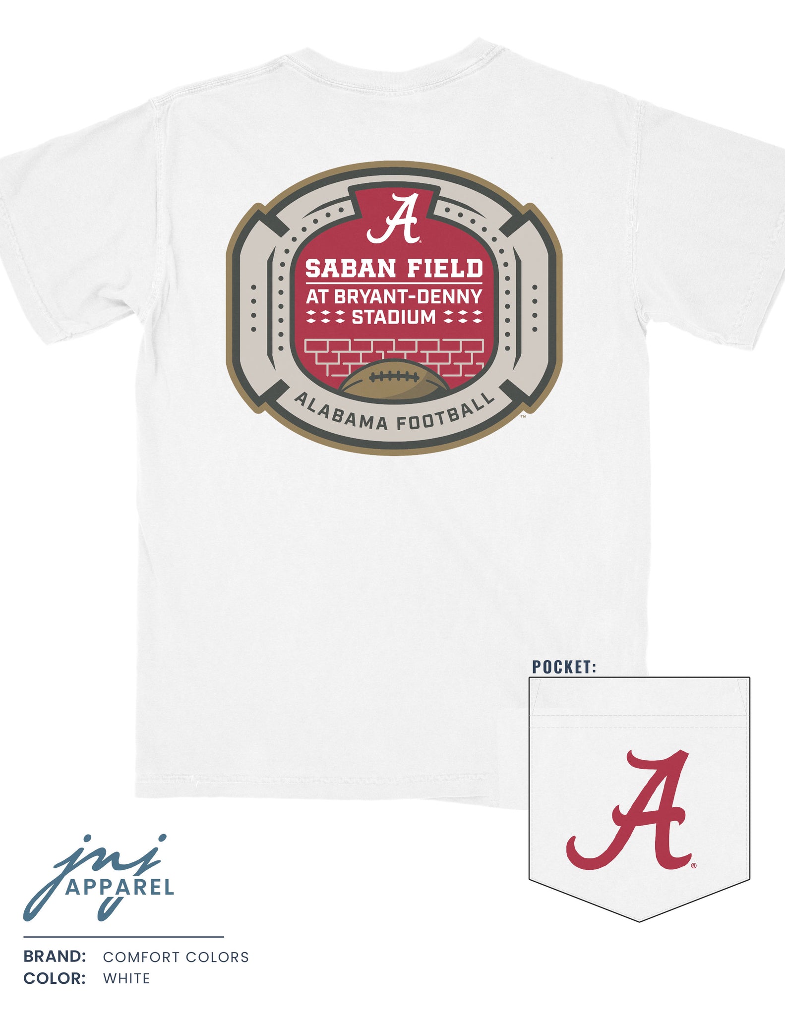 Saban Field at Bryant-Denny Stadium T-Shirt