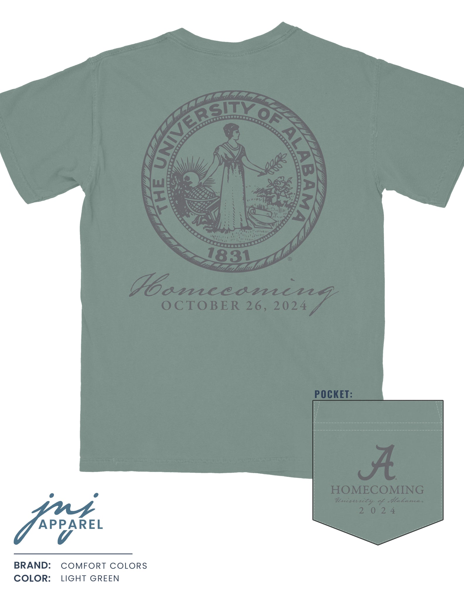 Alabama Homecoming T-Shirt 2024 - Presale