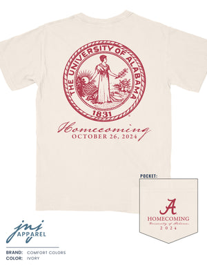 Alabama Homecoming T-Shirt 2024 - Presale