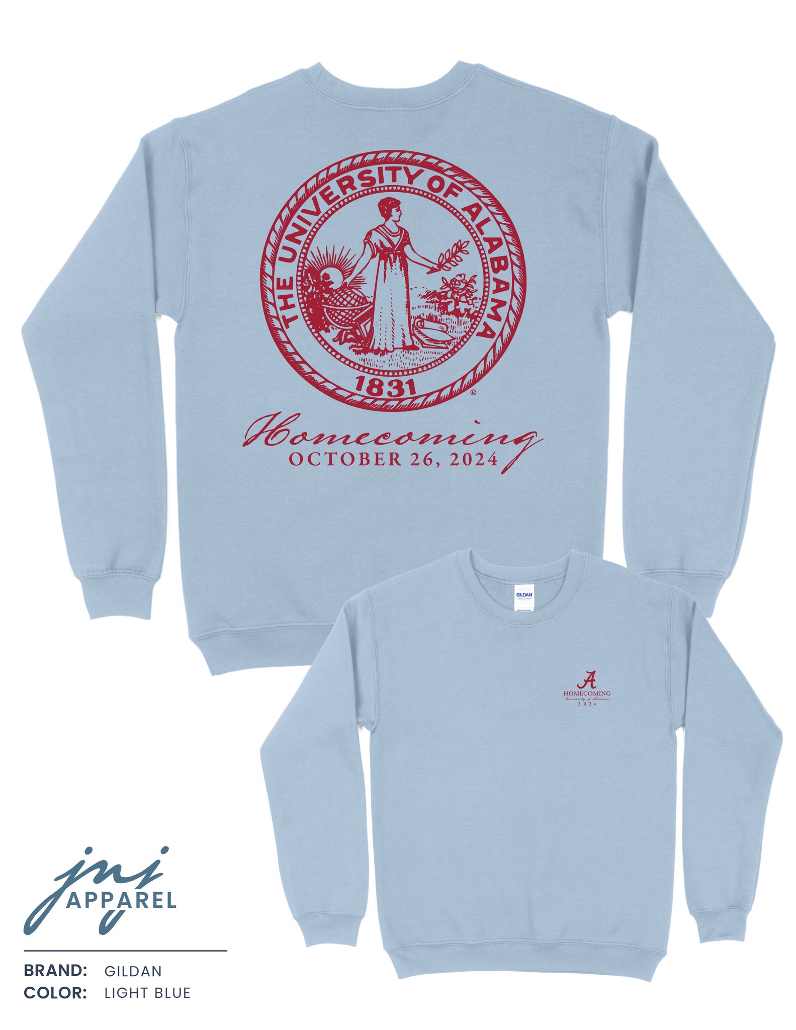 Alabama Crewneck Sweatshirt 2024 - Presale