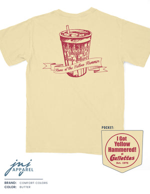 Gallettes Yellow Hammer Tee - Quick Ship