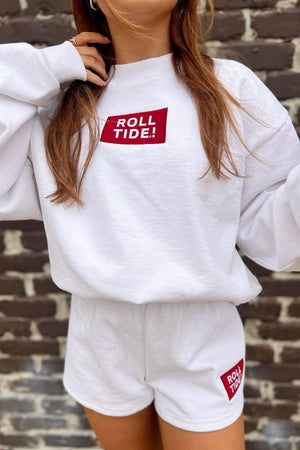 Roll Tide Embroidered Crewneck