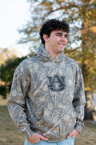 Auburn University Camouflage Hoodie with a Black Classic AU Logo print