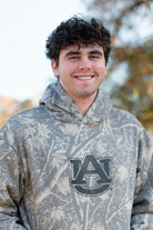 Auburn University Camouflage Hoodie with a Black Classic AU Logo print