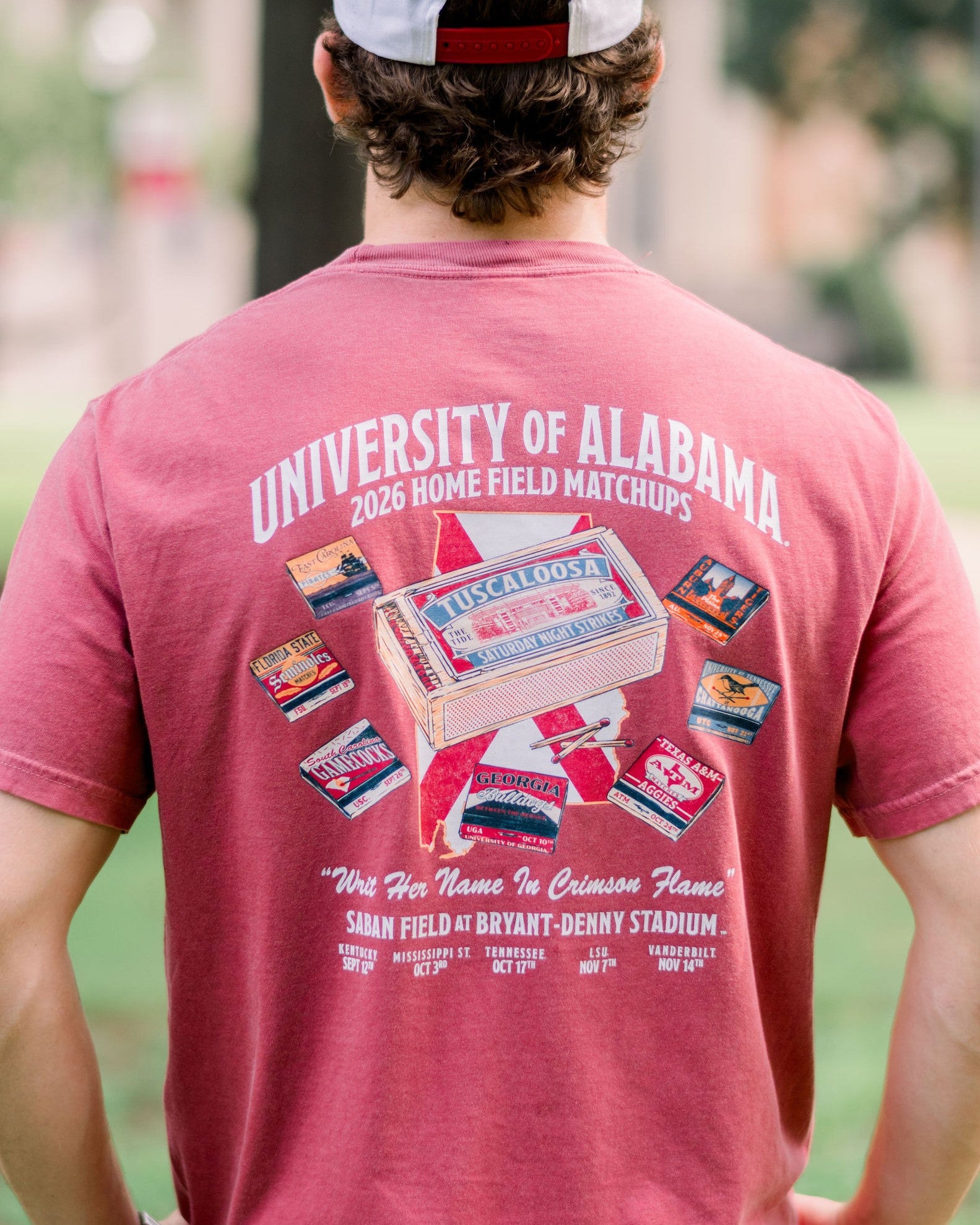 Alabama Season Schedule Shirt 2026