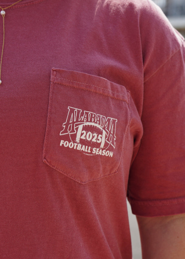 Alabama 2025 Football Season Front Pocket