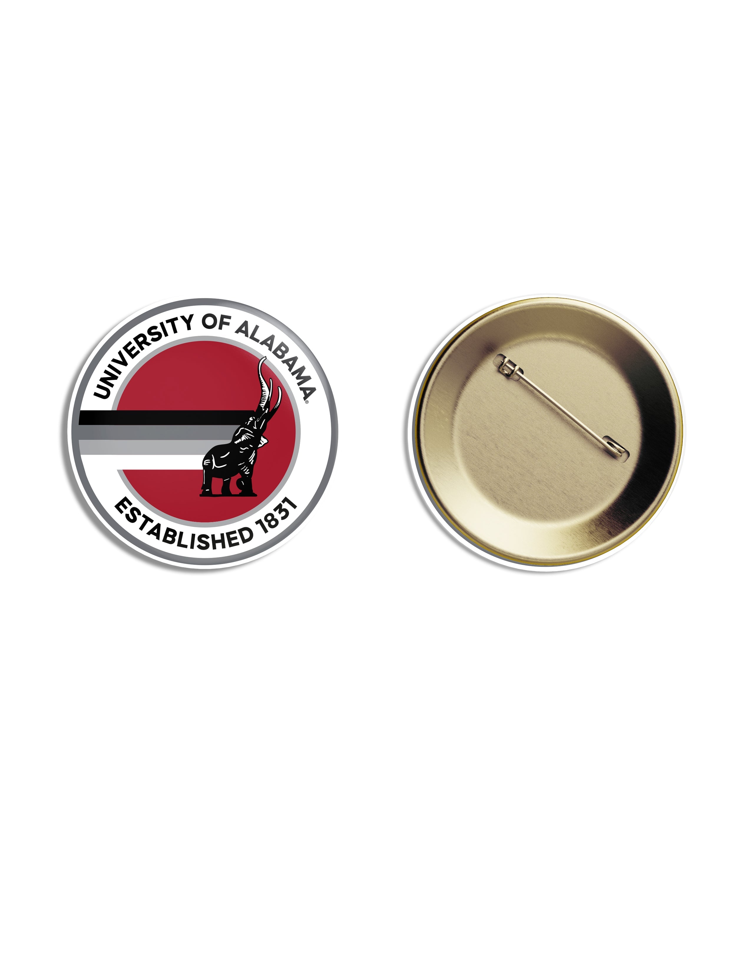 University of Alabama Retro Style Gameday Button 