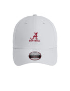 University of Alabama  Alabama Softball Hat Grey Imperial Original Hat with Embroidered Script A and text "SOFTBALL" underneath
