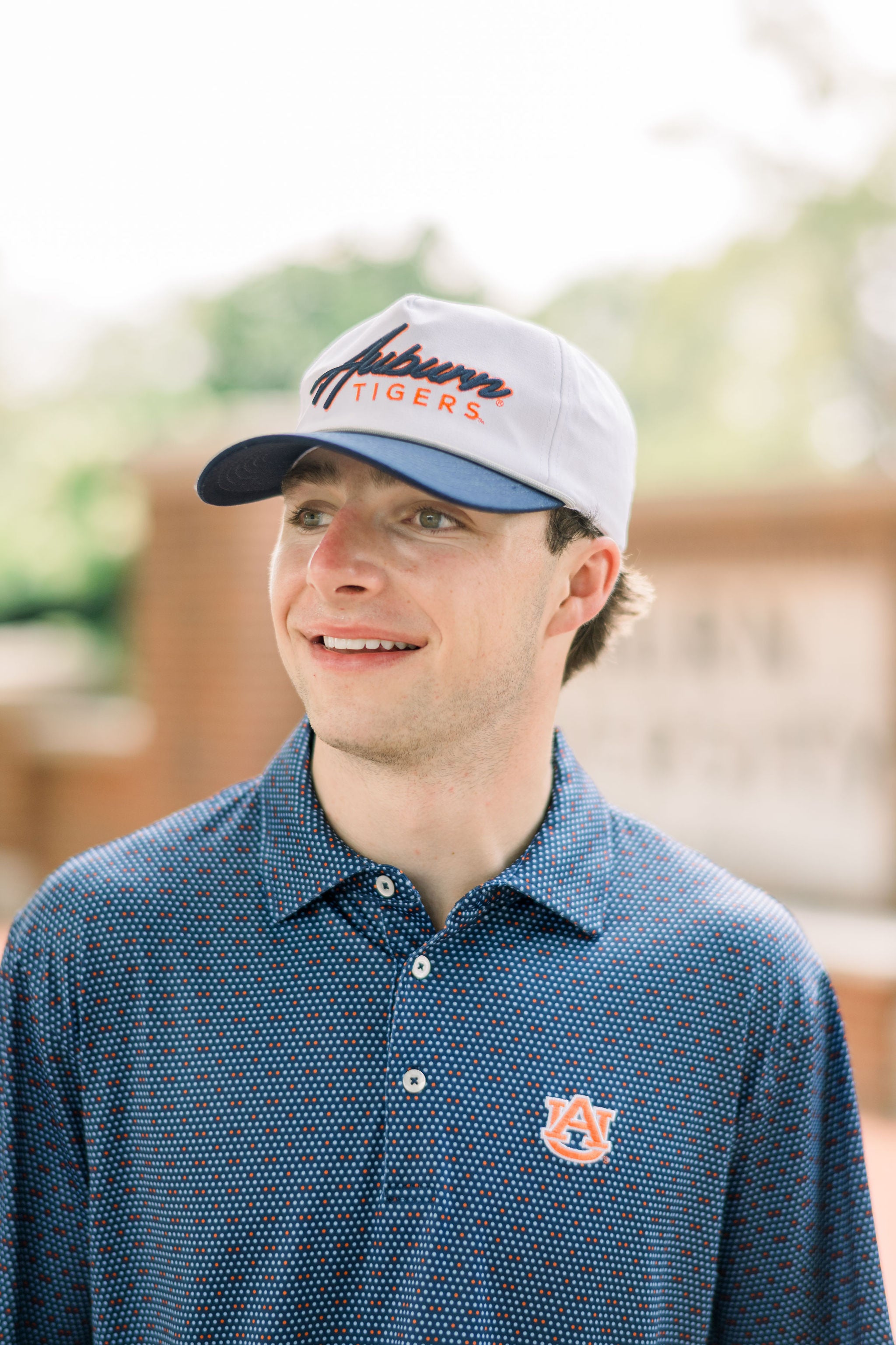 Auburn Raised Script Hat
