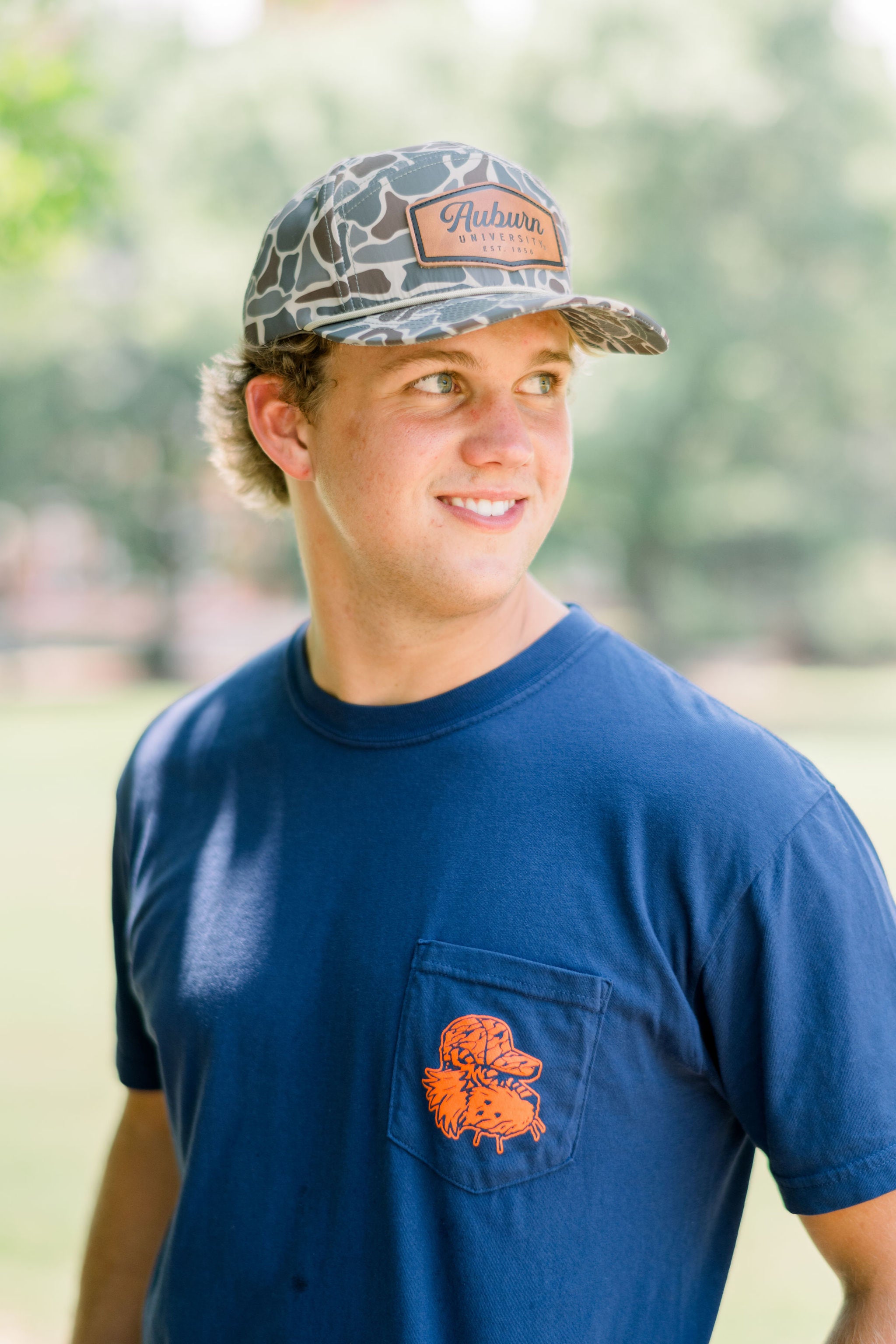 Auburn Camo Patch Hat