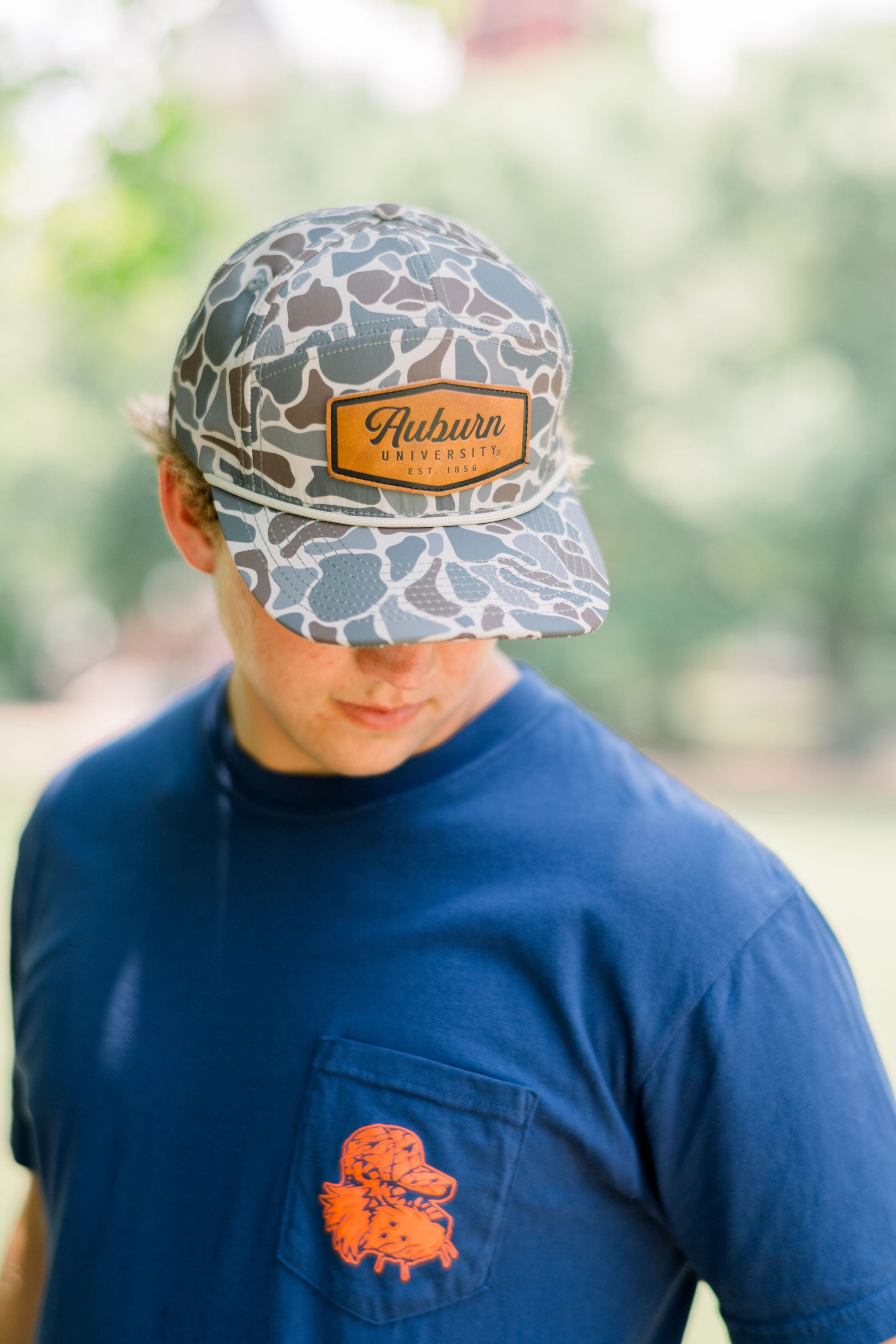Auburn Camo Patch Hat