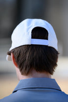 Auburn University White Hat with Navy script “Auburn Tigers."
Snapback Hat