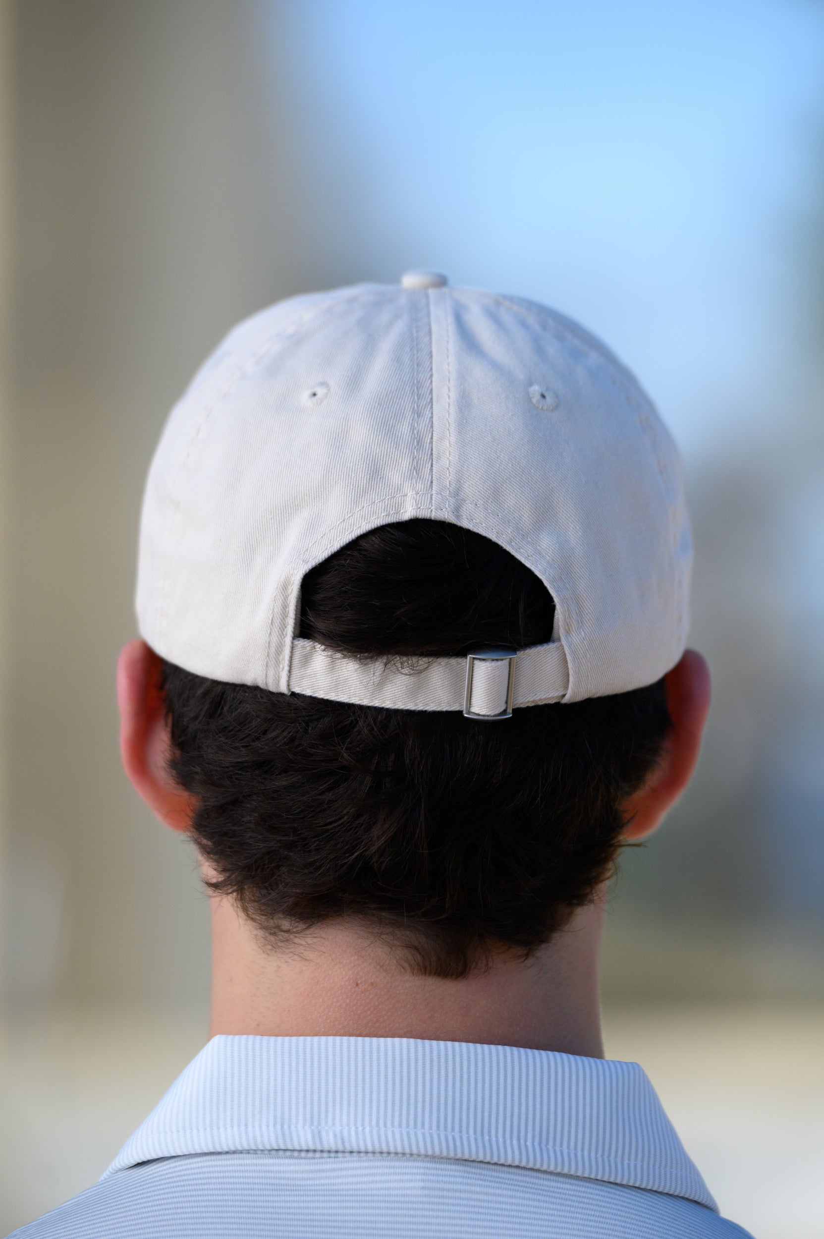 University of Alabama White Dad Hat with Red text "BAMA"